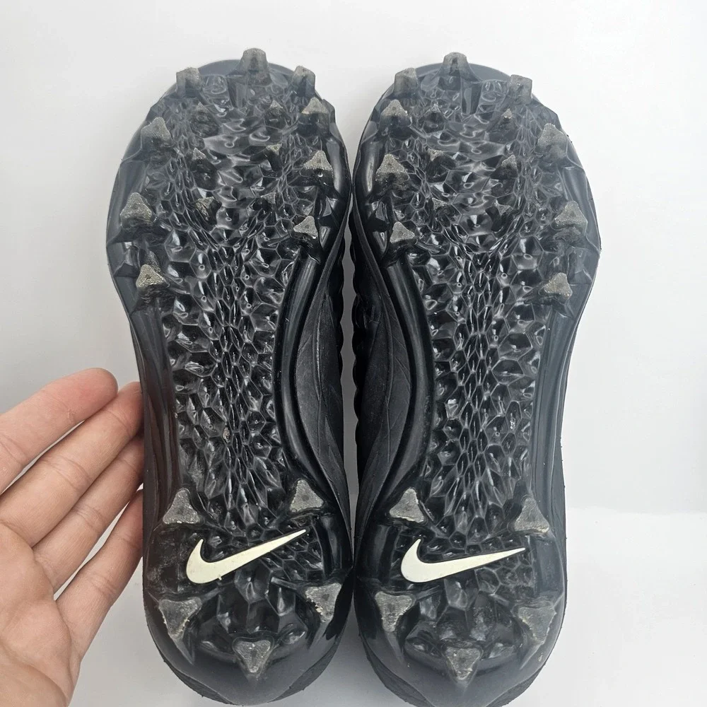 Nike Force Savage Elite 2 Football Cleats Black White AH4000-002 Men's 7.5